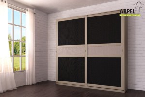 Armadio Feng 250x250 cm con inserto in tessuto