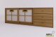 Sideboard Shoji 3 Schubladen - Stoffbespannung