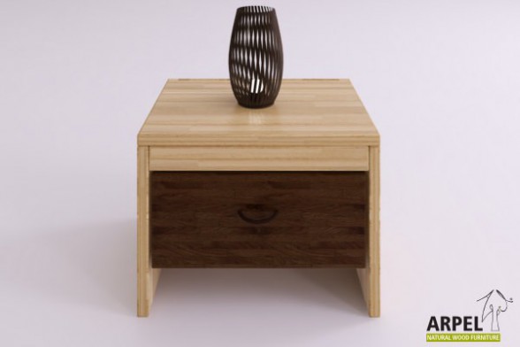 Bali two-coloured bedside table
