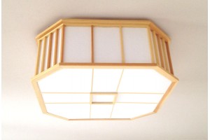 Lampada Akaru con Carta di Riso Shoji