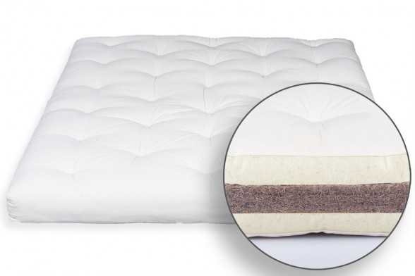 Futon Bio Wolle & Kokos