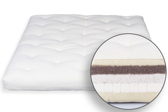 Futon Wolle, Latex & Kokos