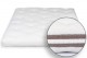 Futon Bio Baumwolle, Latex & Doppel Kokos