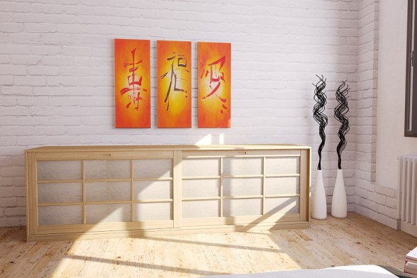 Sideboard Shoji Maxi mit Resipapier