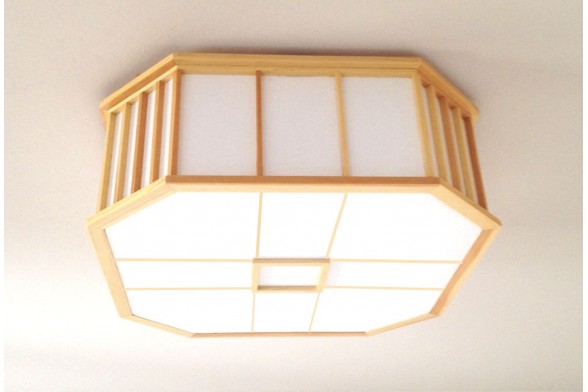 Ceiling Lamp Akaru With Shoji Rice Paper