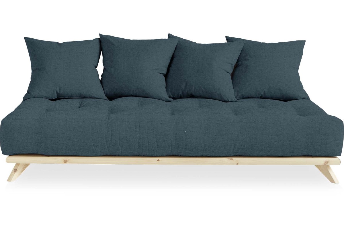 Senza Sofa Bed With A Futon Base Solid Pine Wood Frame Senza Sofa Bed With A Futon Base