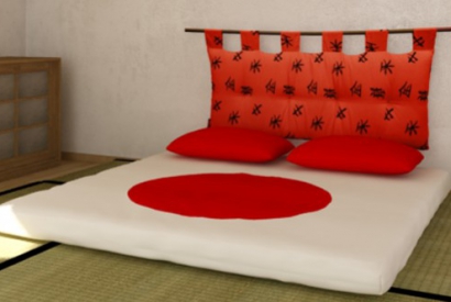 Betten mit Tatami und Futon- Gesunder Schlaf im japanischen Wohntraum