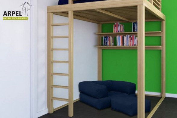 Ladder for loft beds