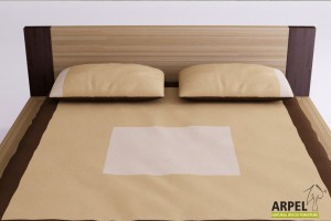 Tête de lit bali bicolore