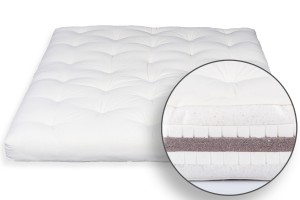 Futon Cotone Bio, Doppio Lattice e Cocco 