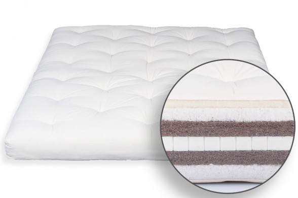 futon cotone cocco lana 