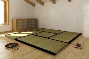 Sol en Tatami japonais 300x300 cm