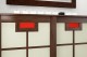 Grand meuble de rangement Shoji avec tissus