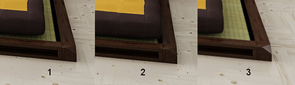 width example for futon and bed width
