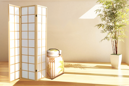 Shoji-Raumteiler aus Reispapier Rabatt