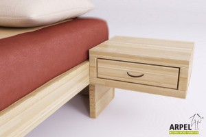 Hängenachttisch Zen mit Schublade