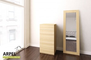 Zen space-saver chest of drawers